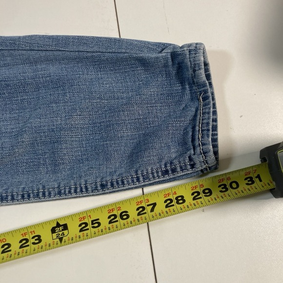 BKE Buckle Alec Jeans 26x30 Blue Straight Stretch Faded Whiskers (Tag 28R) READ - Picture 11 of 14